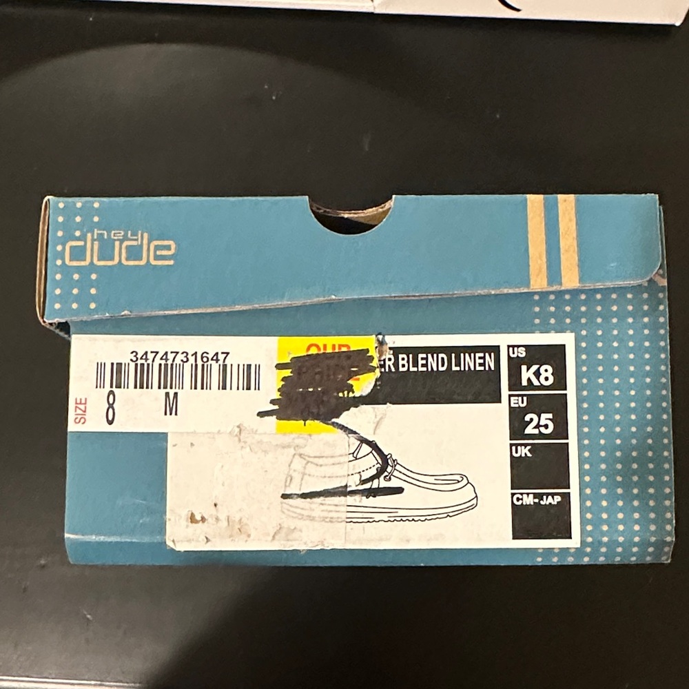 Hey Dude Kids Sneakers - Blue and Tan